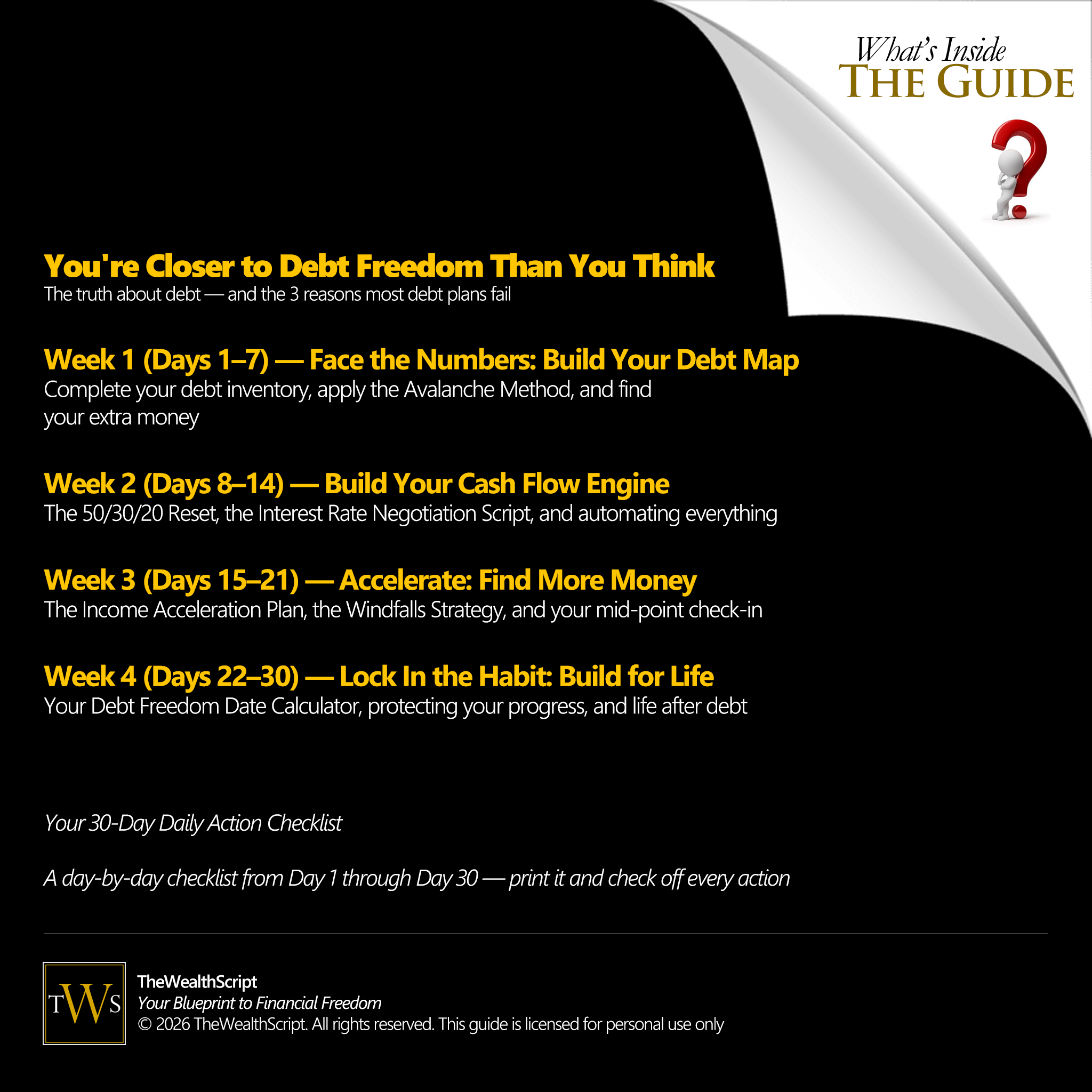 The 30-Day Debt Payoff Blueprint