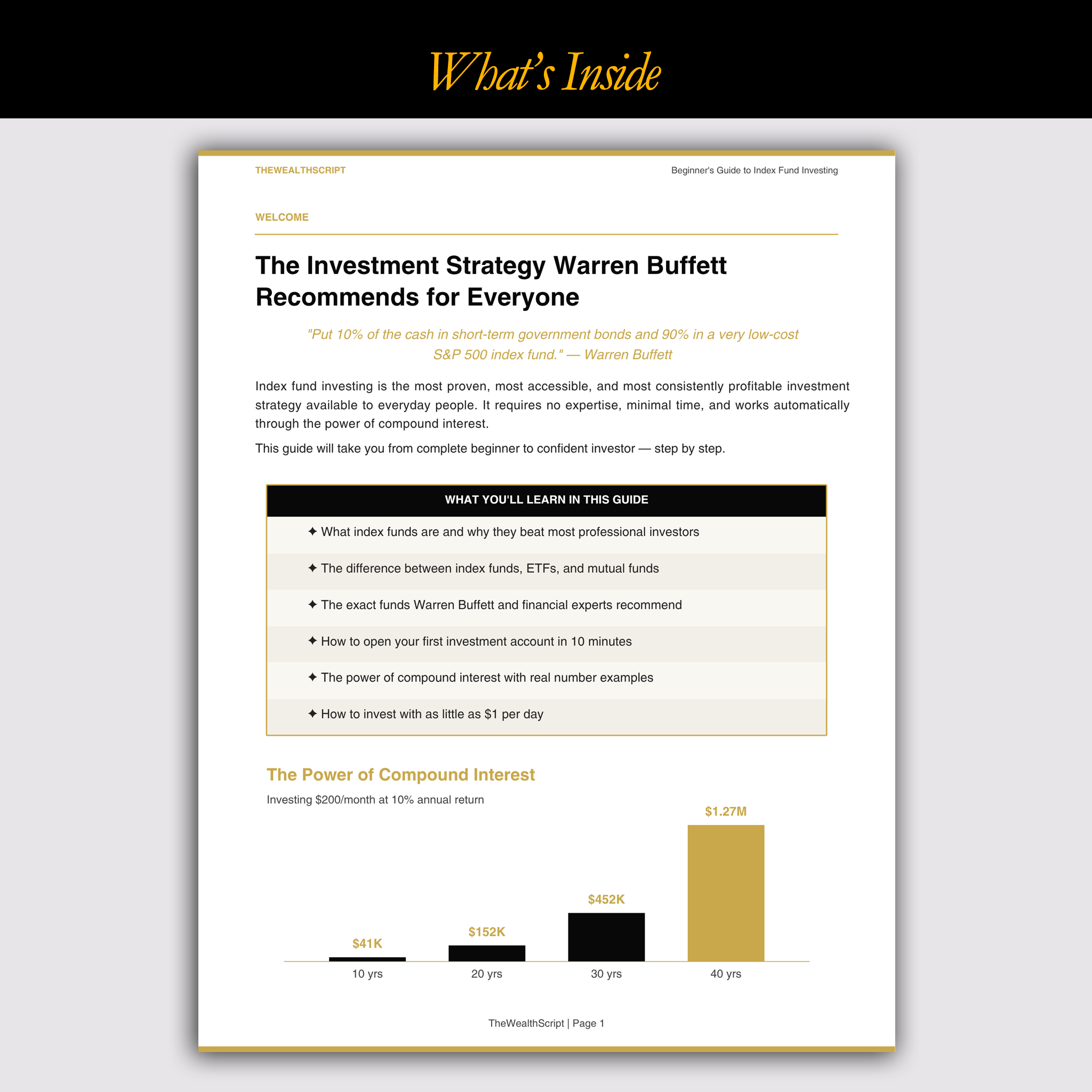 The Beginner's Guide to Index Fund Investing