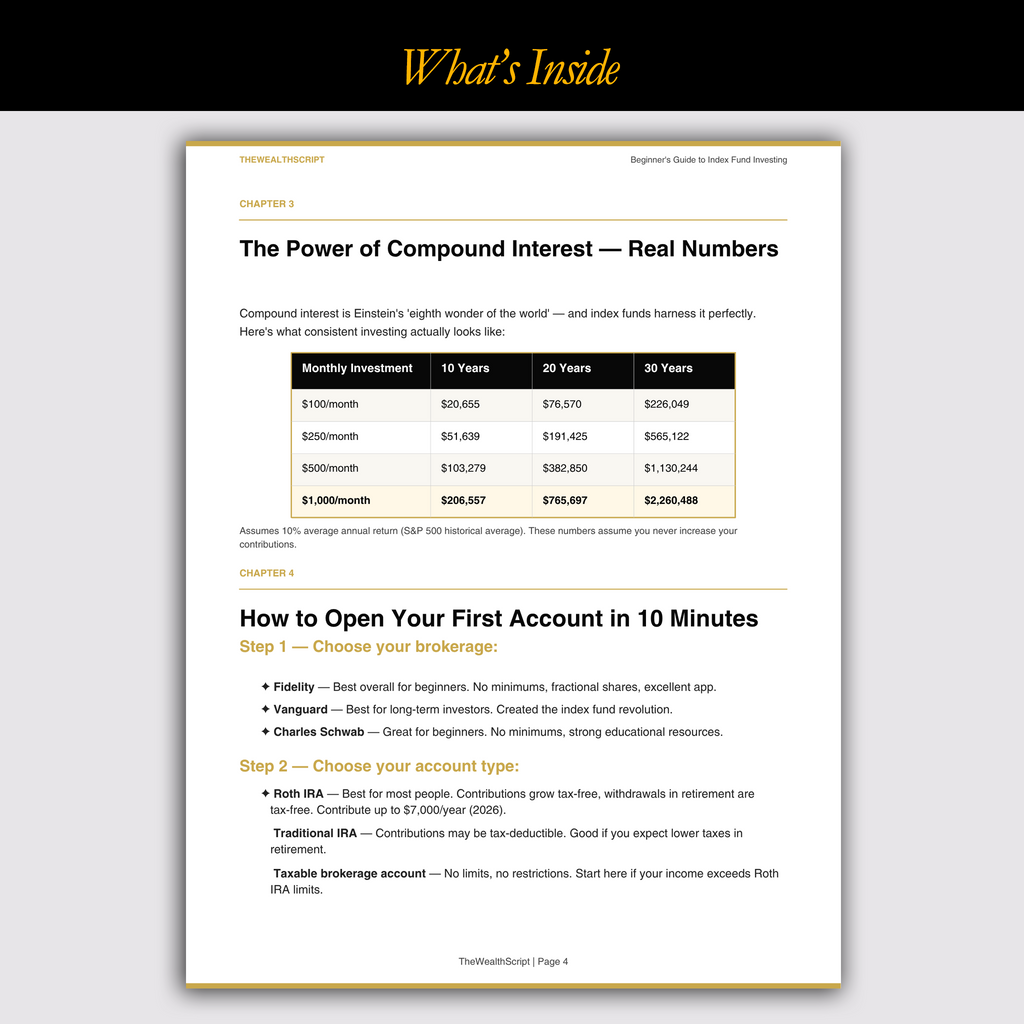 The Beginner's Guide to Index Fund Investing
